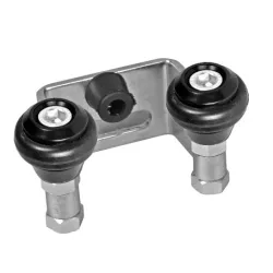 Horný doraz s vodiacimi gumovými kolieskami (80mm) Horný doraz s vodiacimi gumovými kolieskami (80mm)